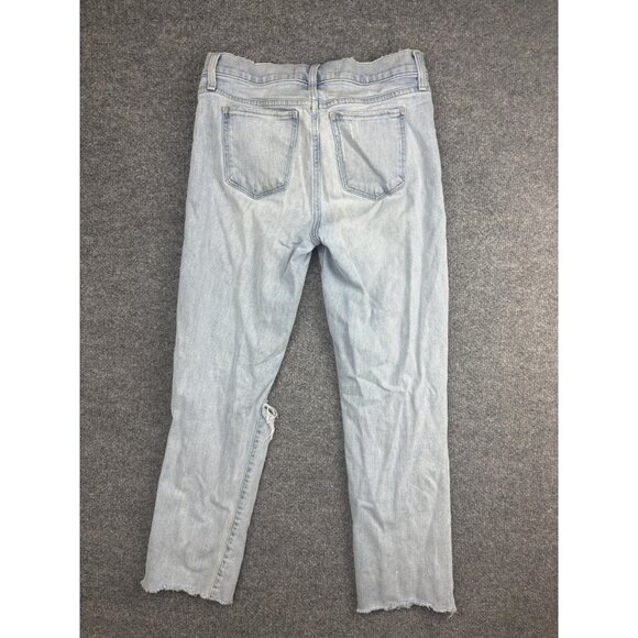 Joe's Jeans The Lara Jeans Womens 27 Mid Rise Cigarette Crop Ripped Knee - Picture 7 of 10